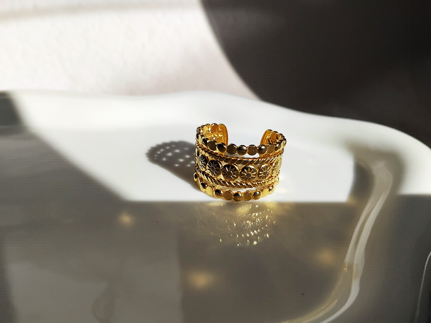 Calendrier de l’Avent – 12 cases finition dorée