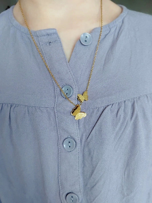 Collier papillons