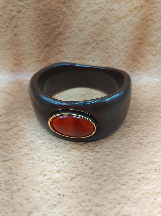 Jonc résine Camélia