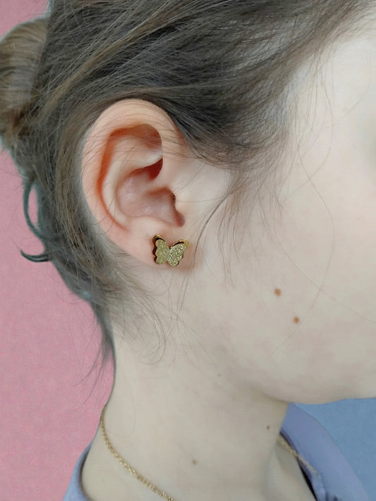 Boucles d'oreilles papillon