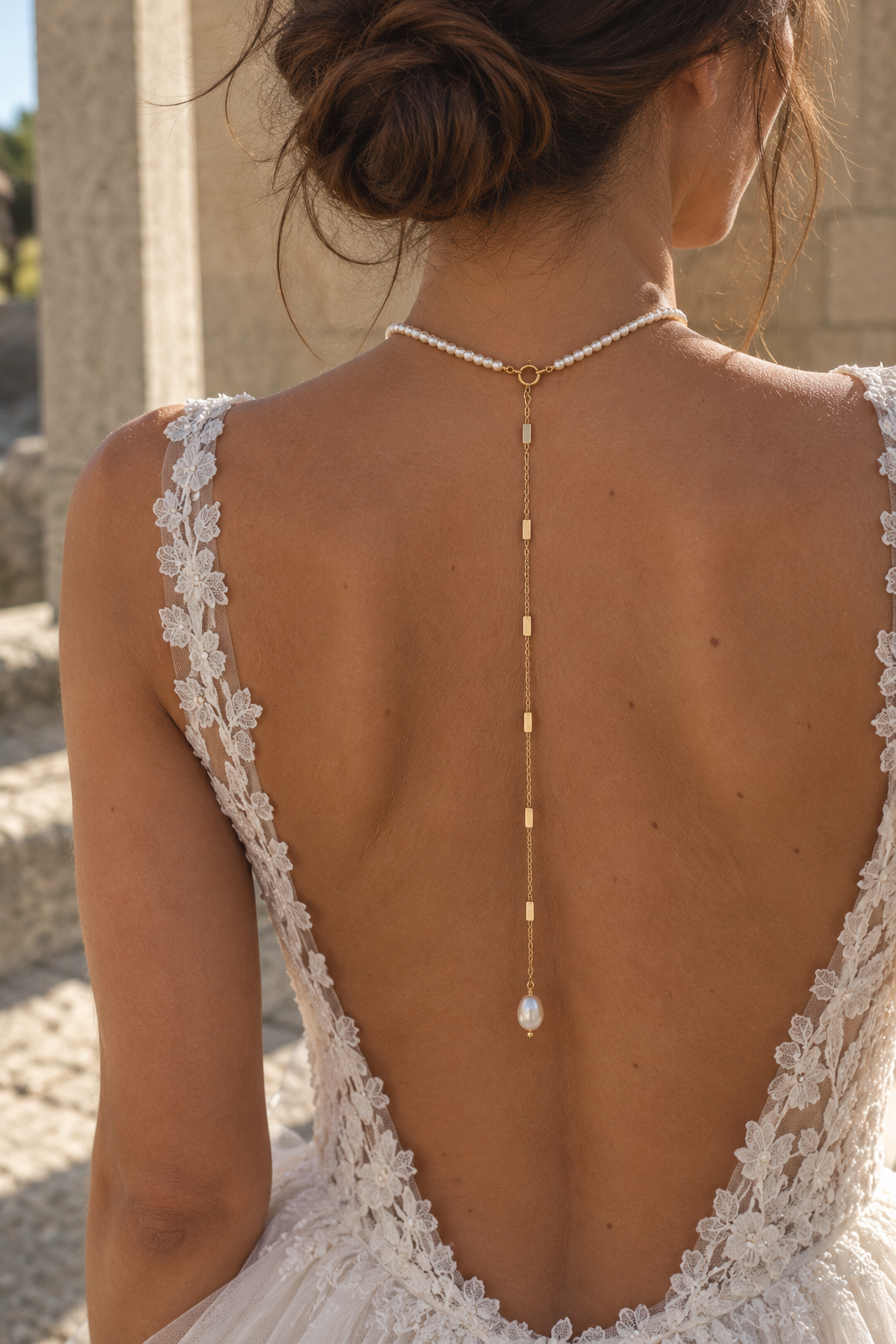 Collier de dos amovible Aliénor