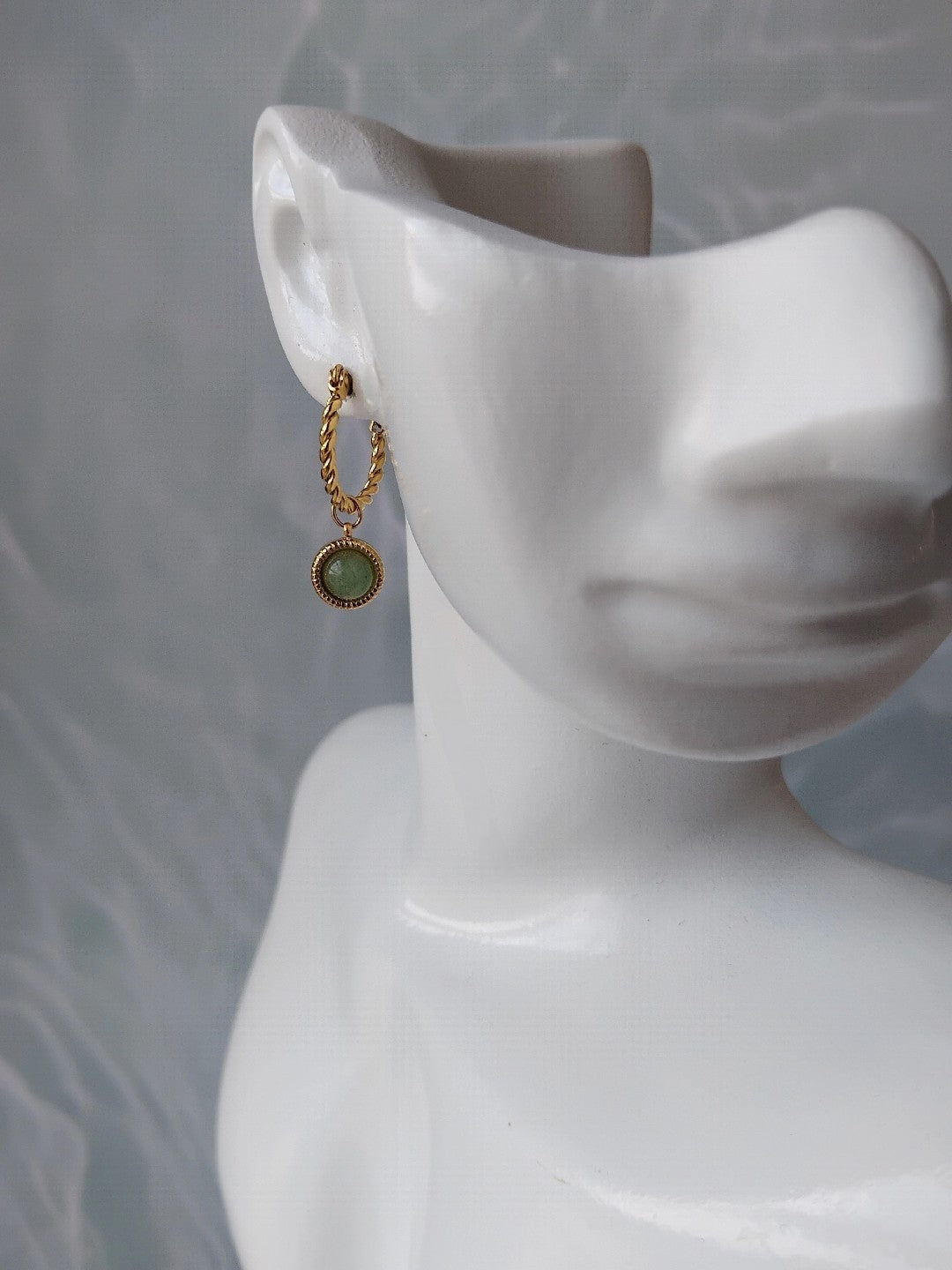 Boucles d'oreilles Opaline