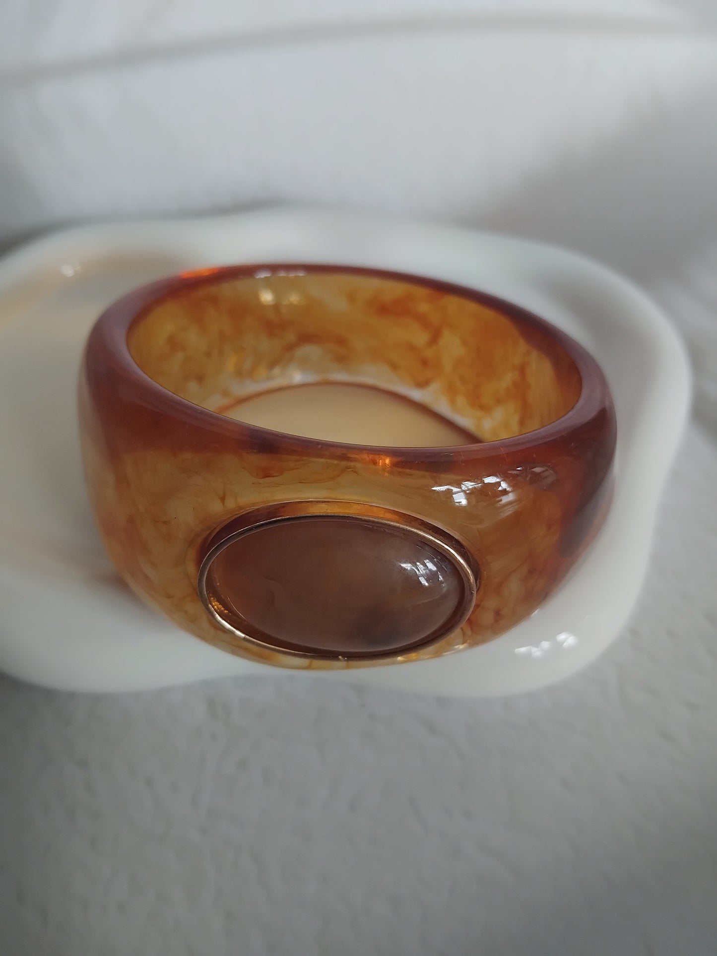 Jonc résine Camélia