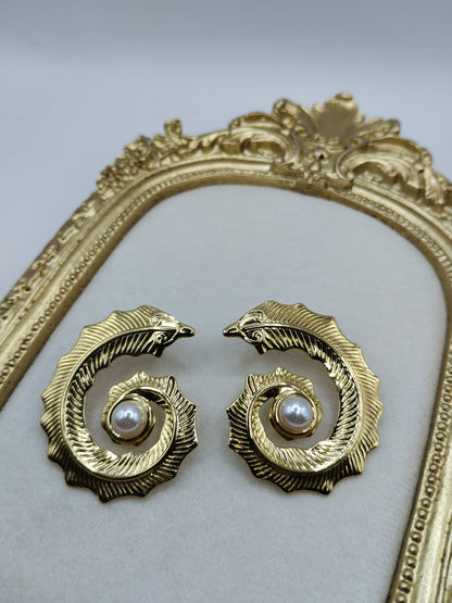 Boucles d'oreilles Marine