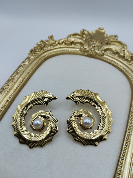 Boucles d'oreilles Marine