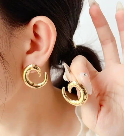 Boucles d'oreille Ambre