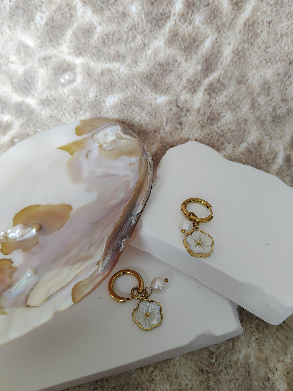Boucles d'oreilles Tiaré