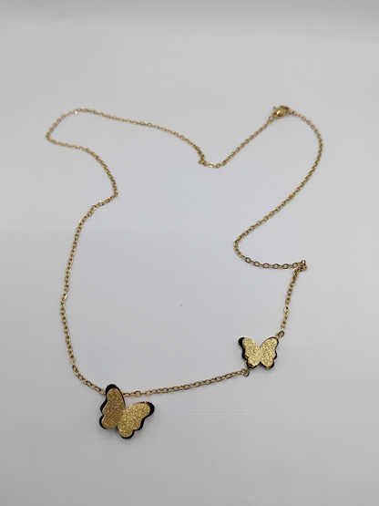 Collier papillons