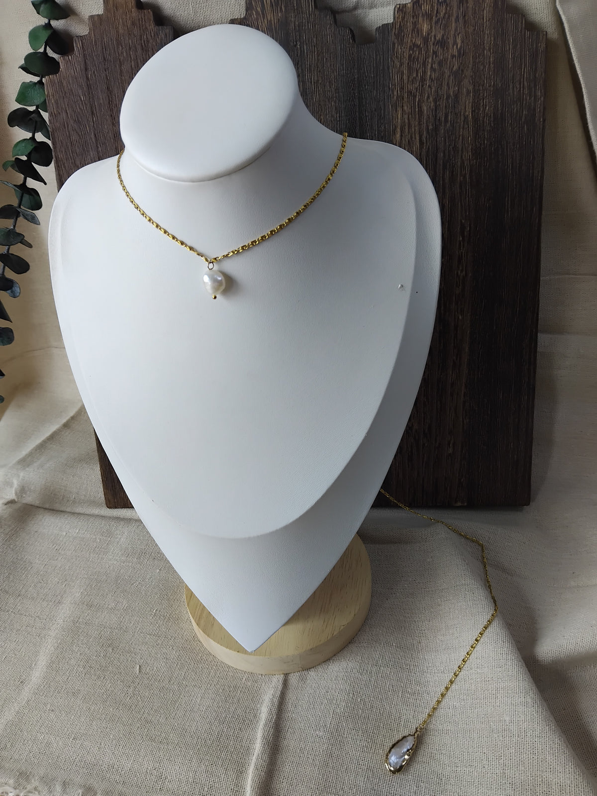 Collier de dos Céleste