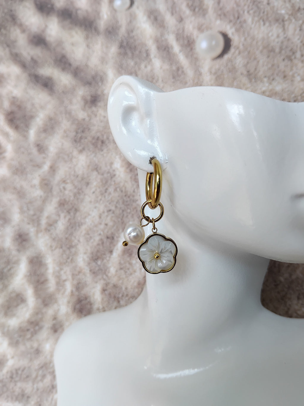 Boucles d'oreilles Tiaré