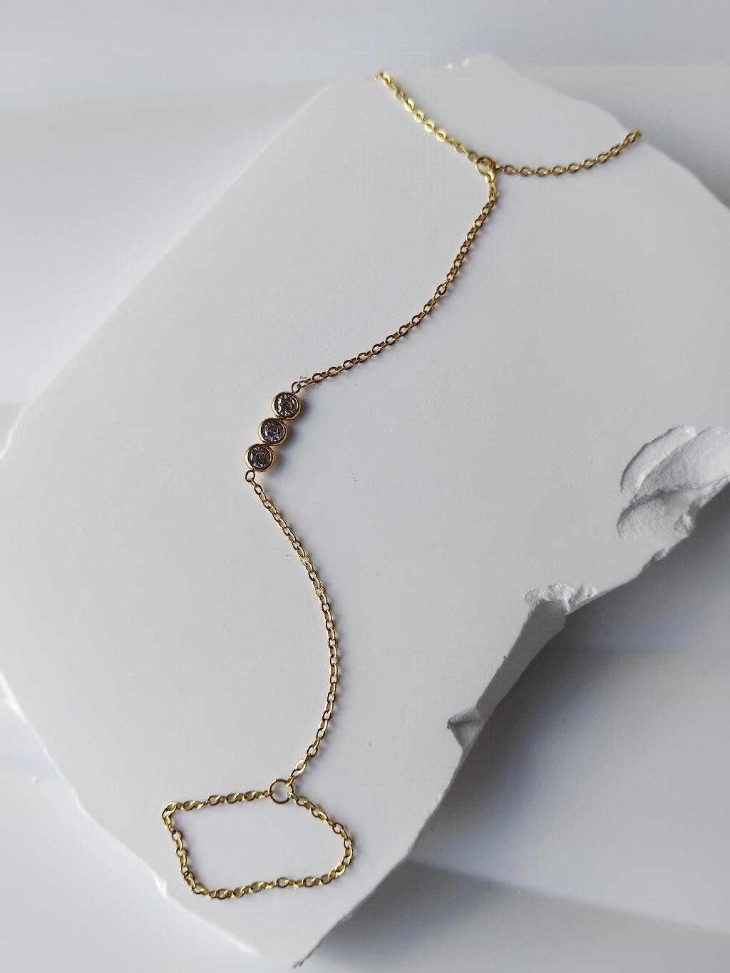 Bijou de pied Opaline