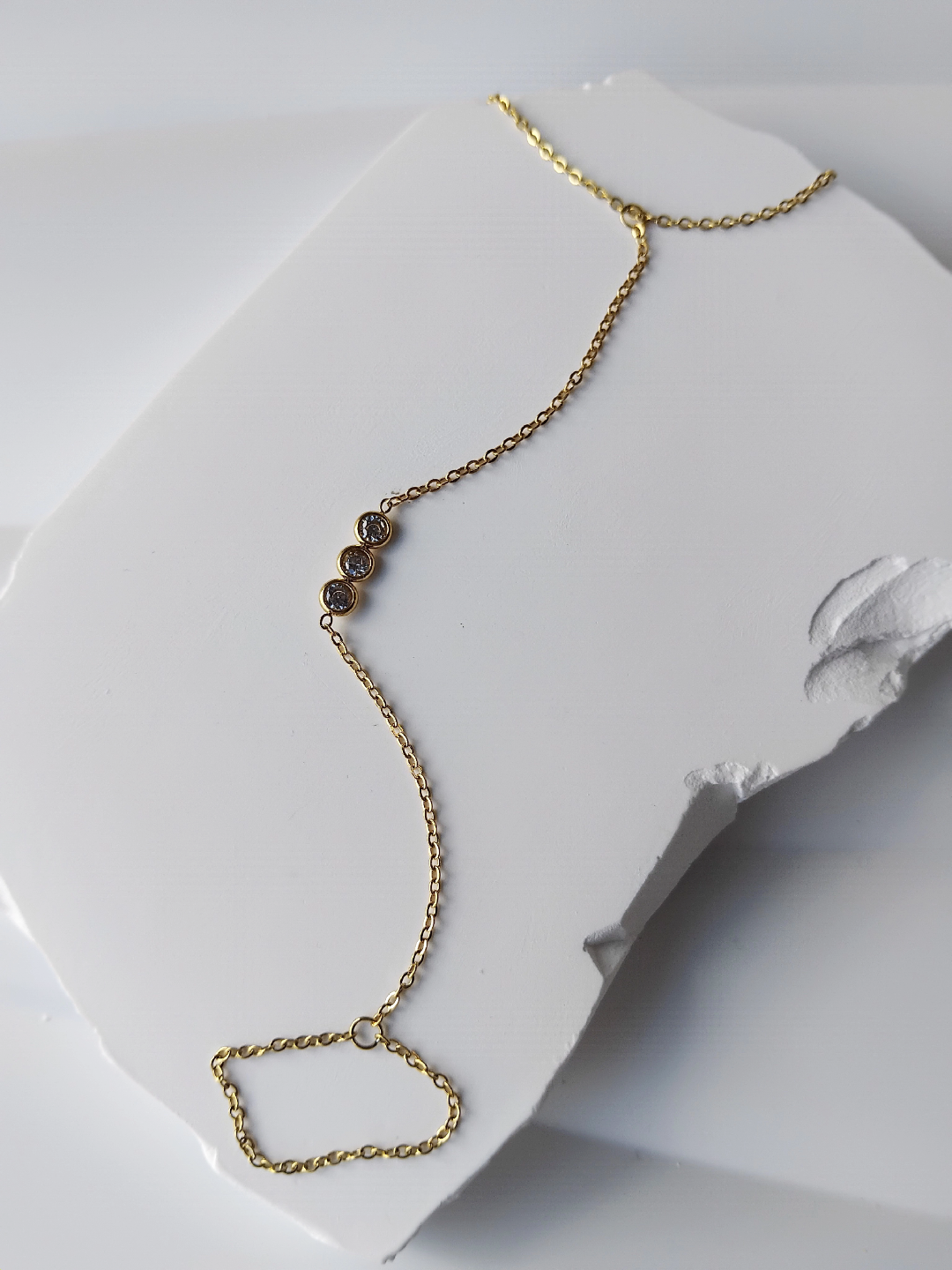 Bijou de pied Opaline