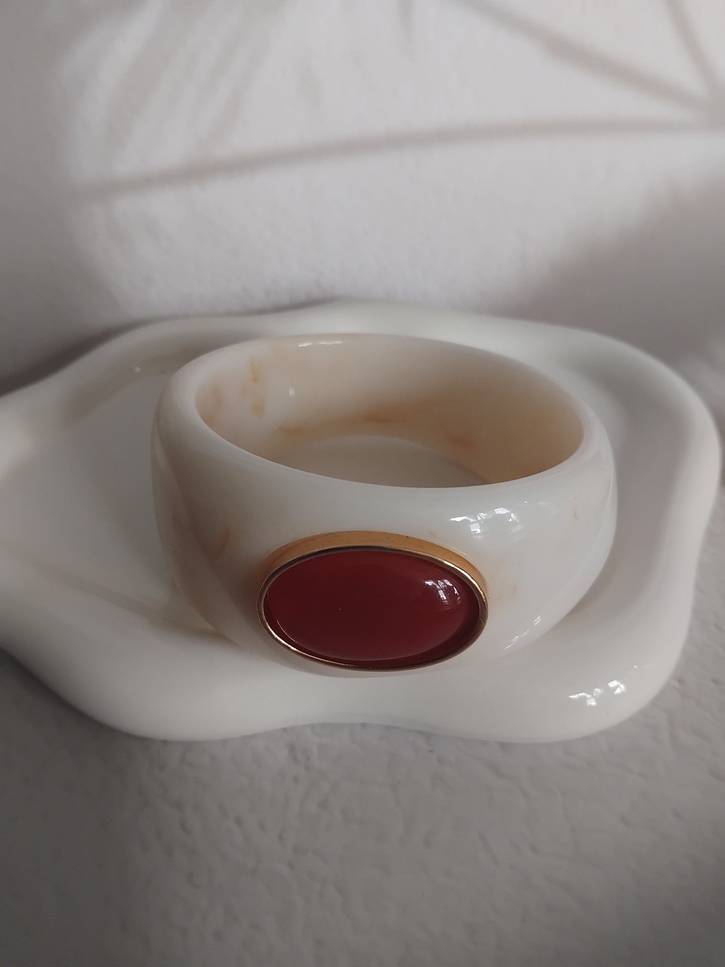 Jonc résine Camélia