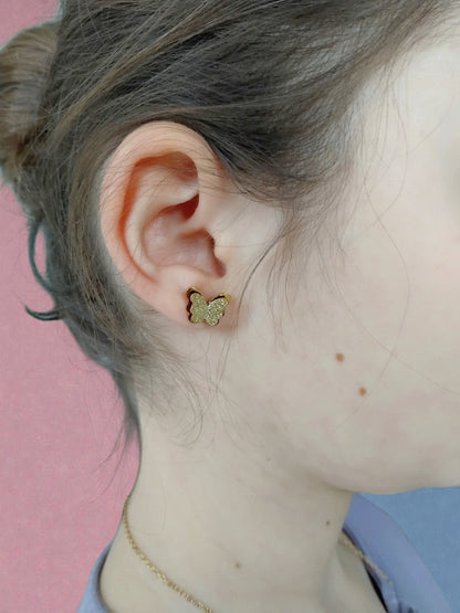 Boucles d'oreilles papillon