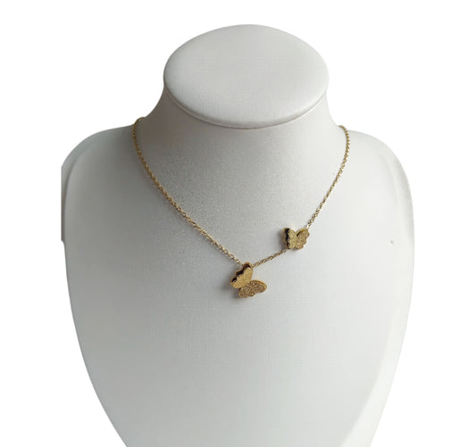 Collier papillons