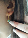 Boucles d'oreilles Opaline