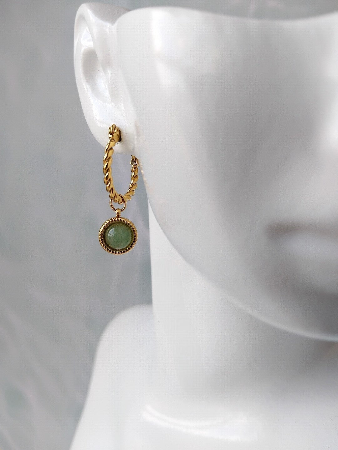 Boucles d'oreilles Opaline